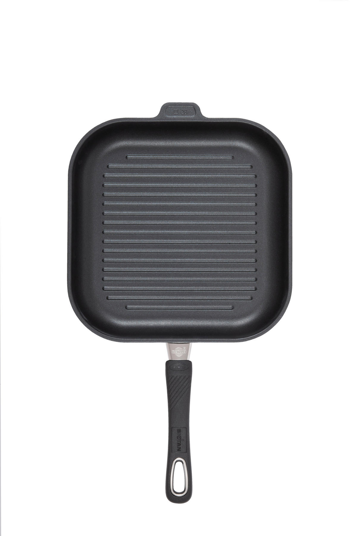 GRILLPFANNE 28 x 28cm - Schwarz, Kunststoff/Metall (28cm) - Gastrolux