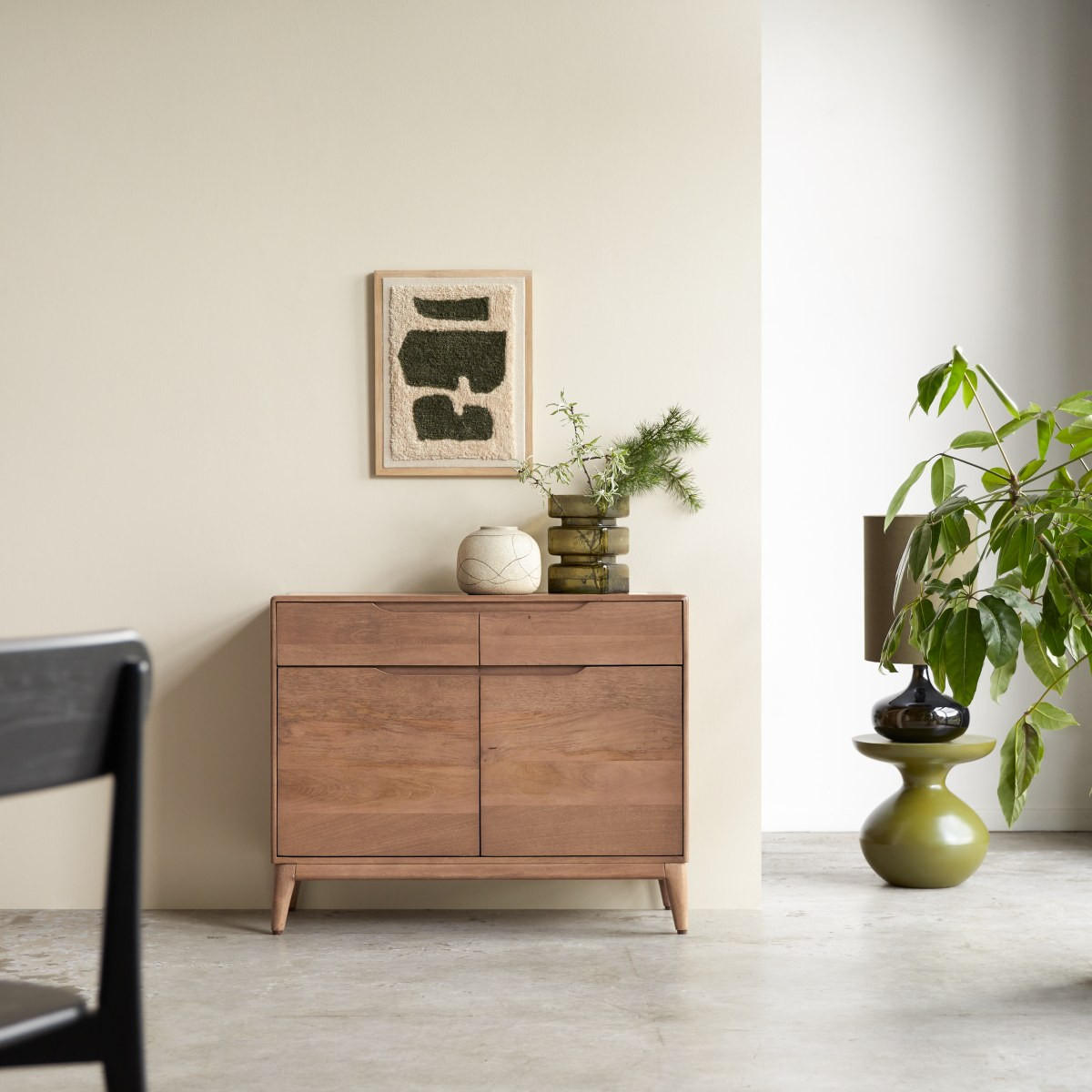 SIDEBOARD Gabrielle Braun aus Mango - Braun, Holz (100/81/40cm) - Tikamoon