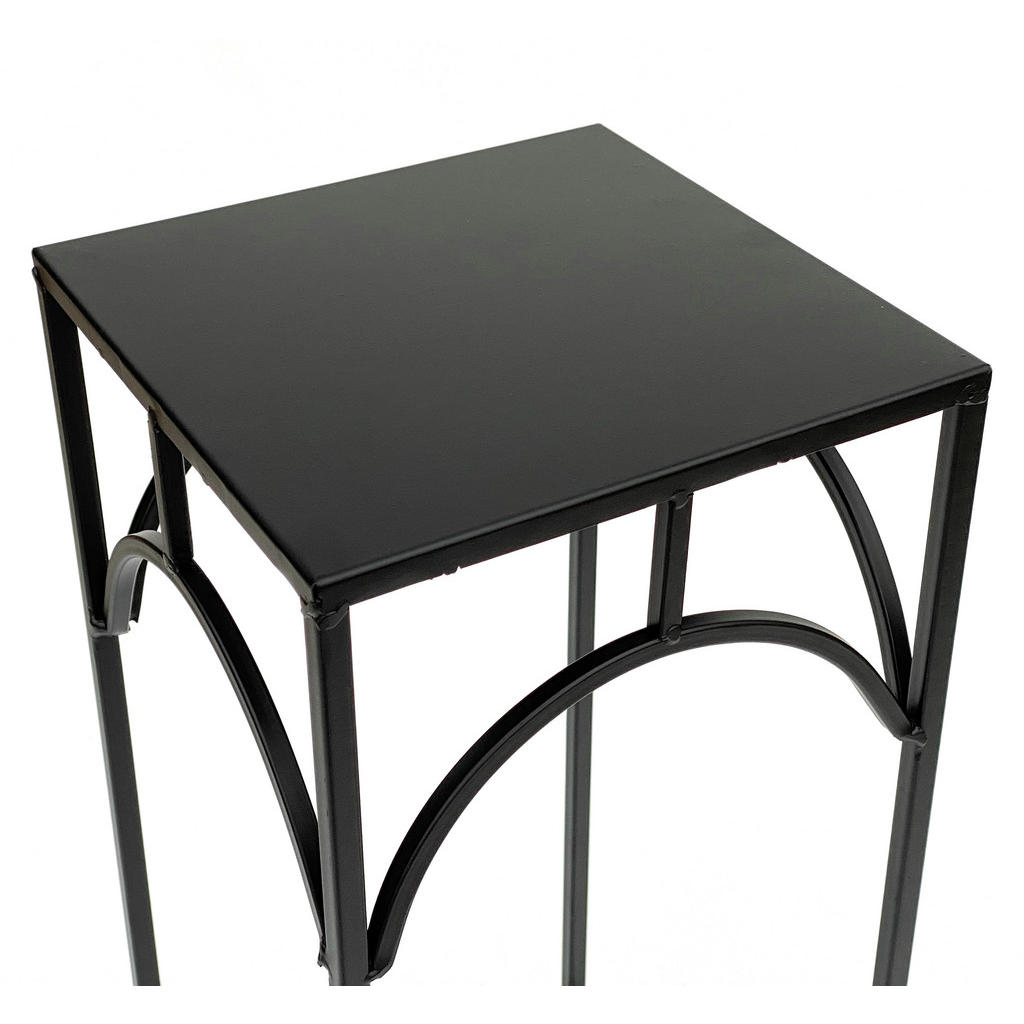 Thumbnail - DanDiBo Blumenhocker, Schwarz, Metall, 28x70x28 cm, Wohnzimmer, Wohnzimmertische, Blumenständer
