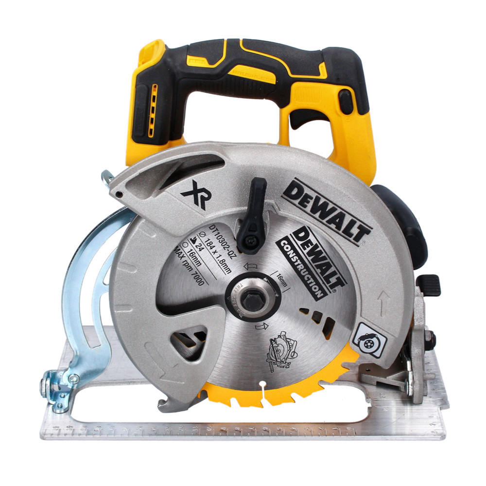 DEWALT DCS 570 N Akku Handkreissäge 18 V 184 mm Brushless Solo - ohne Akku, ohne Ladegerät - Multicolor, Kunststoff (38/210/21cm) - DeWalt