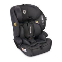 KINDERSITZ i-Size Benevento schwarz (76-150 cm) Isofix, Kopfstütze verstellbar - Schwarz, Kunststoff (46/57/58cm) - Lorelli