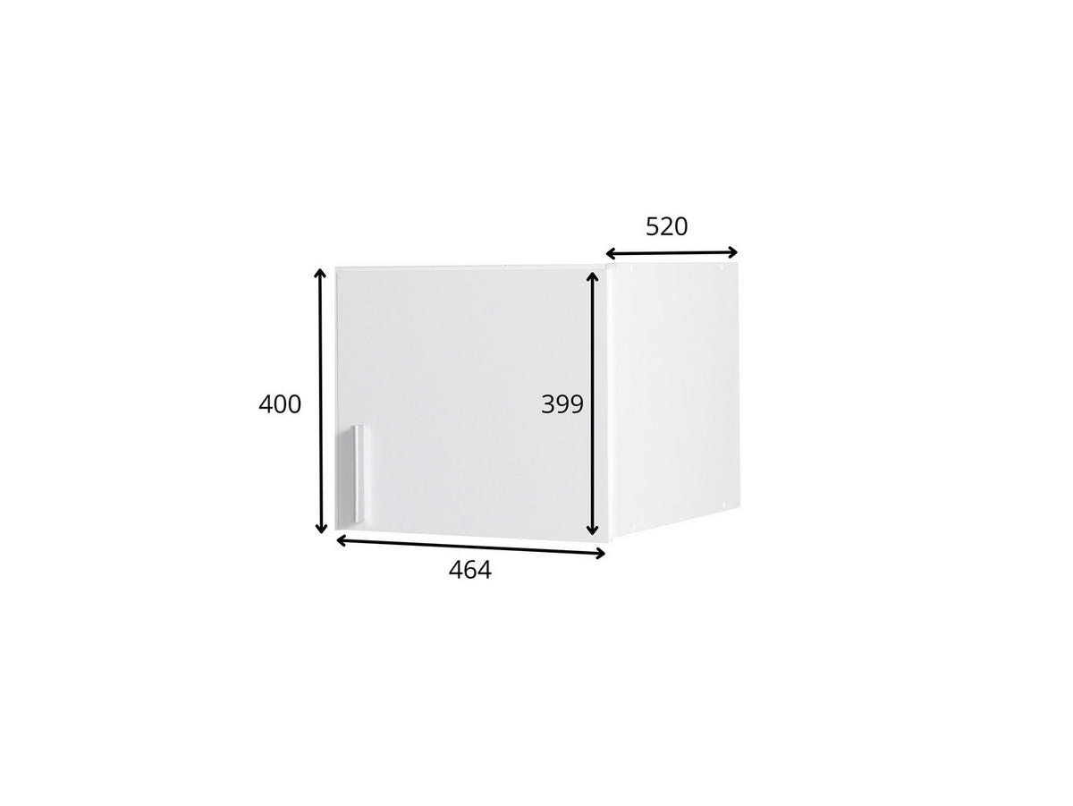 SCHRANKAUFSATZ Eiche Wellington, Graphit 45/40/54 - Eichefarben/Graphitfarben, Holzwerkstoff (45/40/54cm) - RAUMHIRSCH FURNITURE