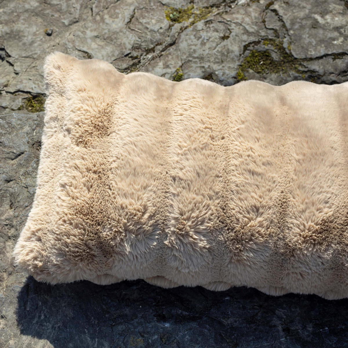 KISSEN Astrid greige 40 x 65 cm - Beige, Textil (40/65cm) - Vivaraise