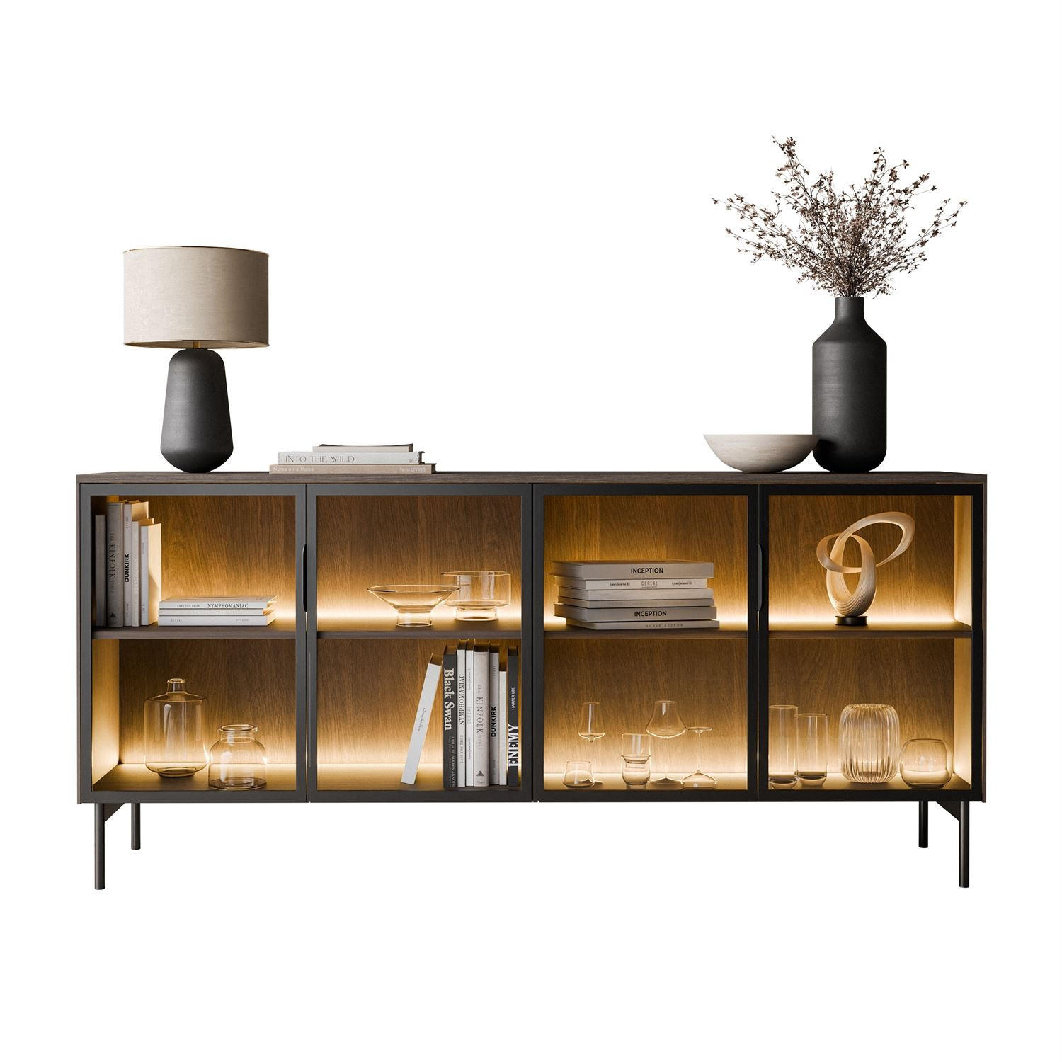 Lookway Sideboard Eiche 181x83x39 cm