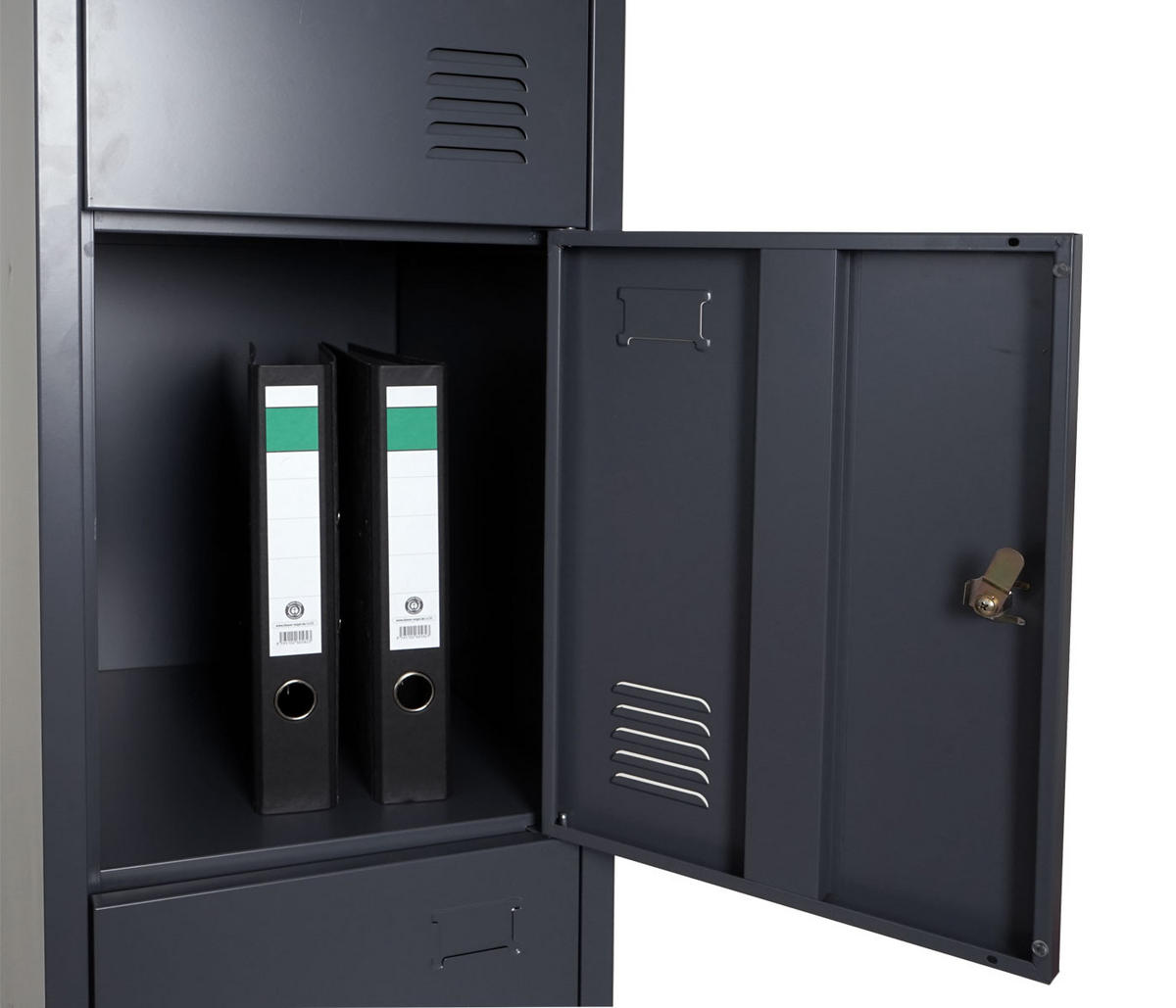 SPIND Saturn HxBxT 180x38x45cm Metall Anthrazit - Anthrazit, Metall (38/180/45cm) - PROREGAL