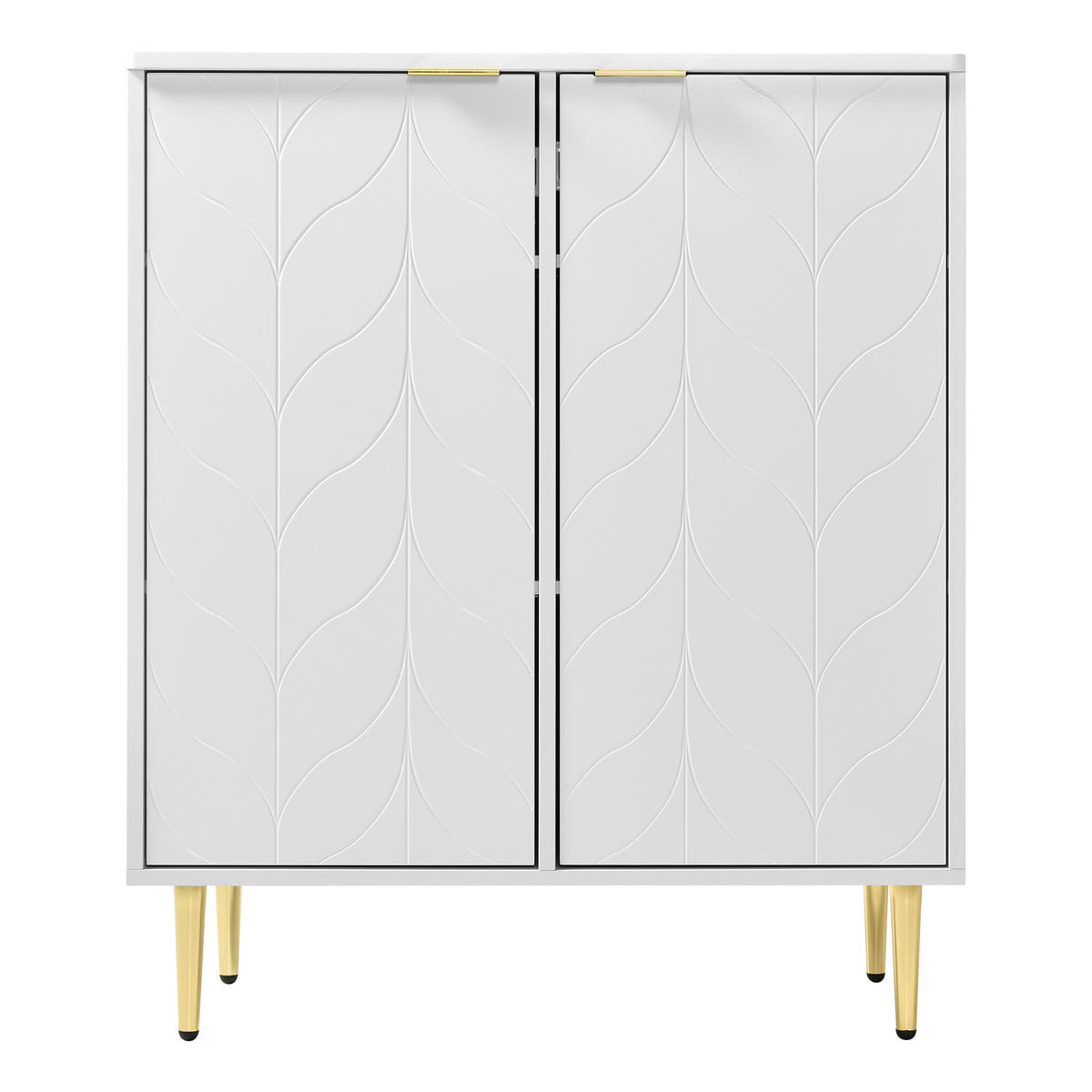 SIDEBOARD Weiß 75/40/90CM - Weiß, Holzwerkstoff (40/90/75cm) - Urban Meuble