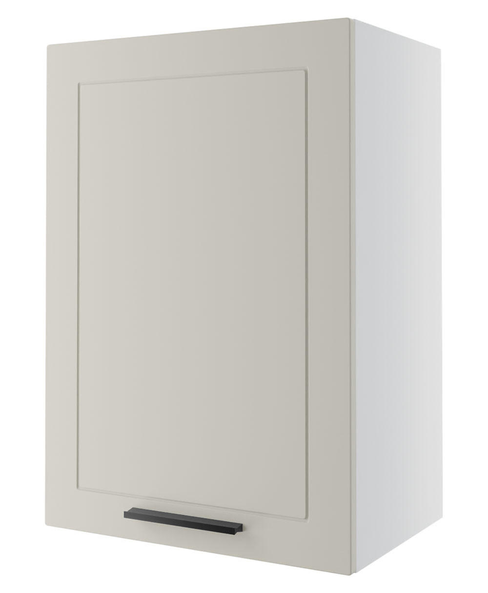 KÜCHENHÄNGESCHRANK Kvantum W2/50 Weiß Matt / Weiß Matt 50 / 32,5 / 72cm - Creme/Weiß, Holz/Holzwerkstoff (50/72/32.5cm) - Feldmann-Wohnen