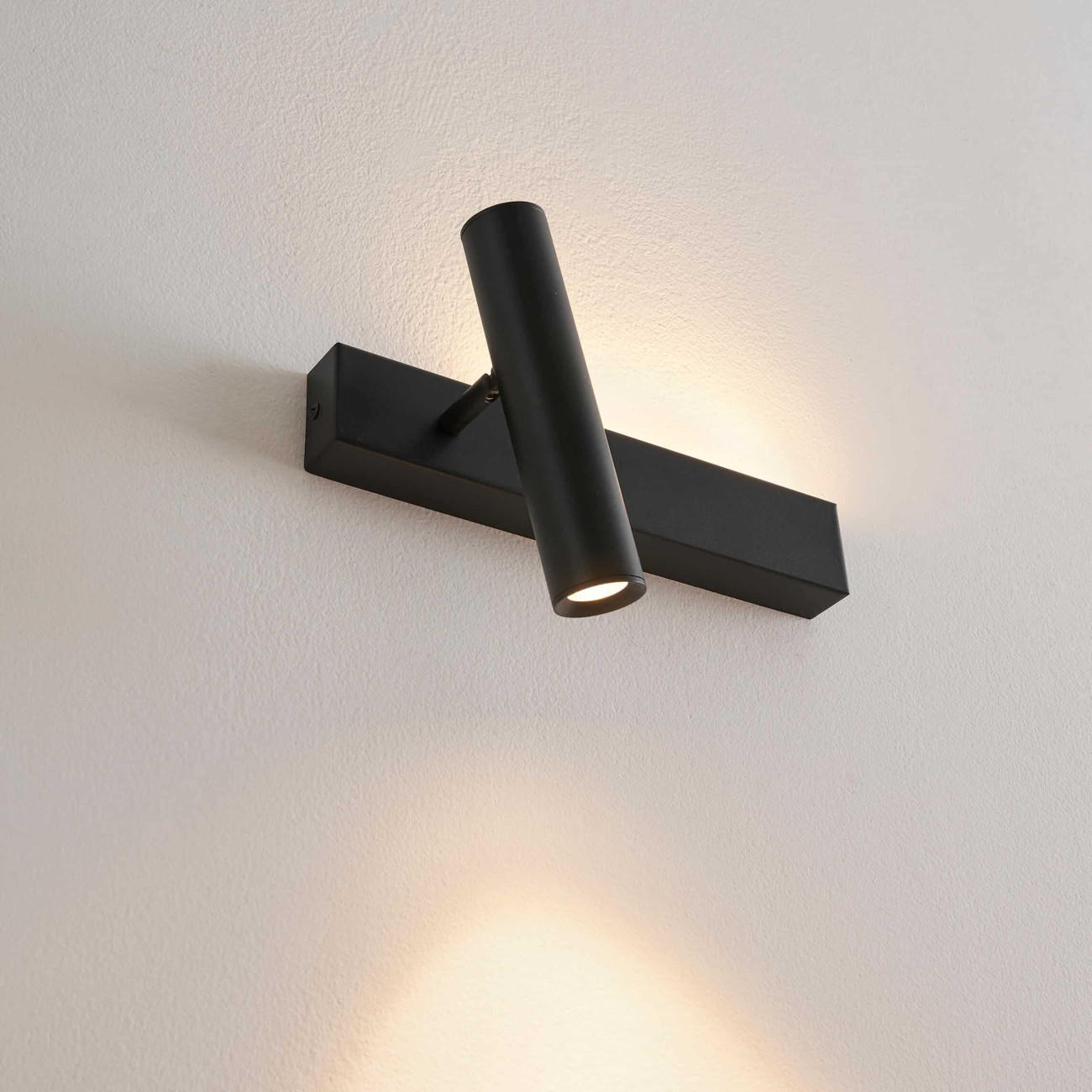 WANDLEUCHTE Lodvi, Schwarz, 30cm - Schwarz, Metall (3/5/30cm) - KOSILUM