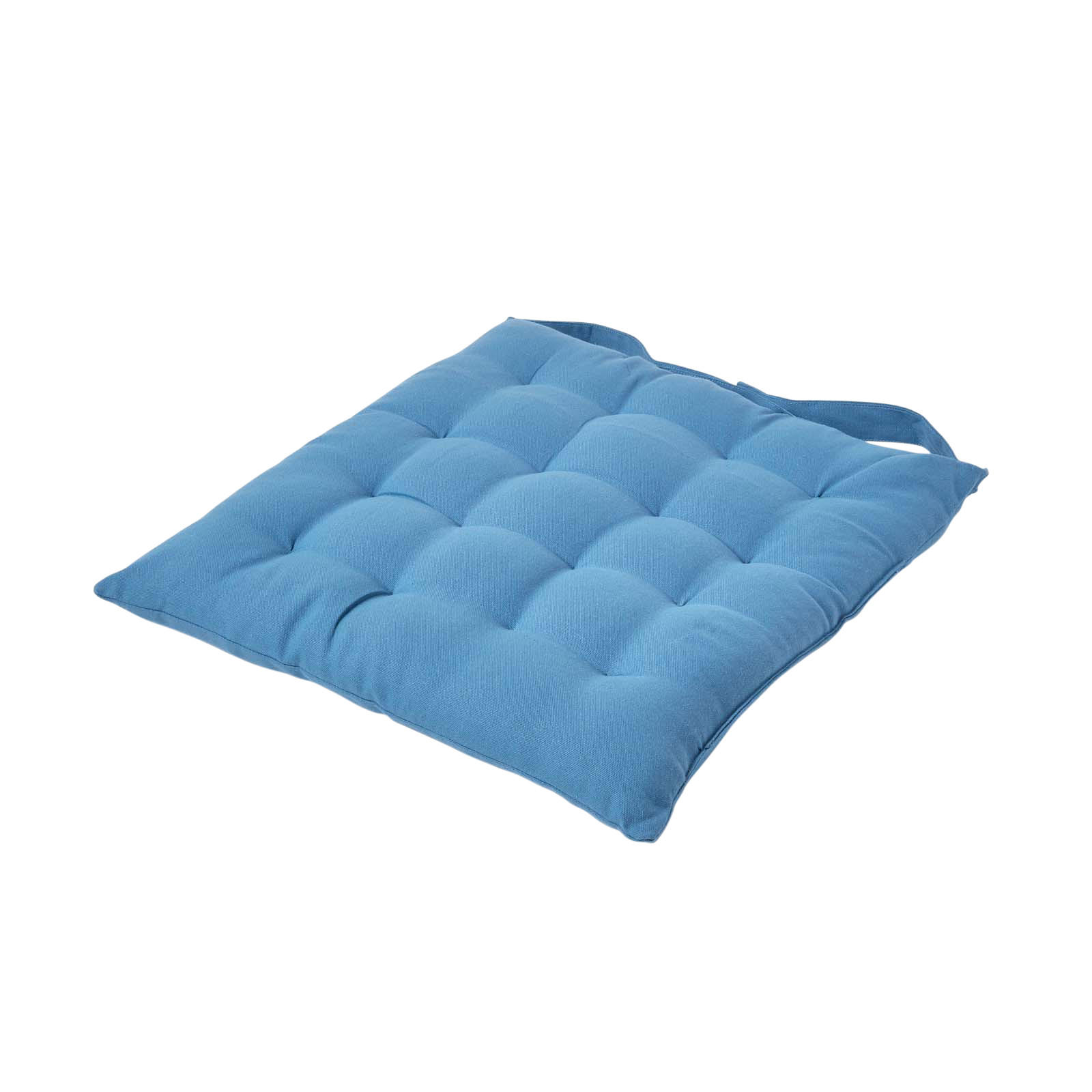 STUHLKISSEN blau 40/40/6,5 cm - Blau, Textil (40/40/6.5cm) - Homescapes