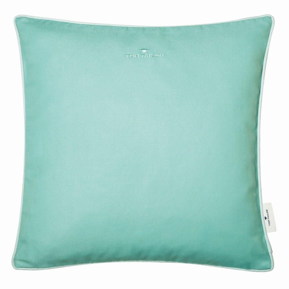 ZIERKISSENHÜLLE Dove Signature mint 40x40cm - Mintgrün, Textil (40/40cm) - Tom Tailor