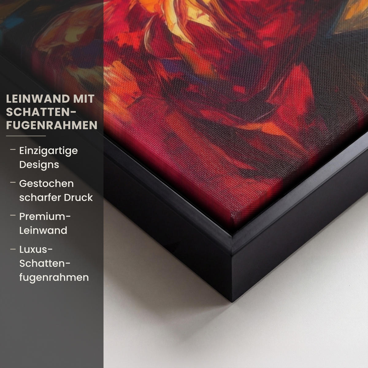 LEINWAND Bilder mit Rahmen - Wein - Frau - Stimmungsvoll - Farbenfroh - 70x100 - Bordeaux, Textil (70/100cm) - MuchoWow
