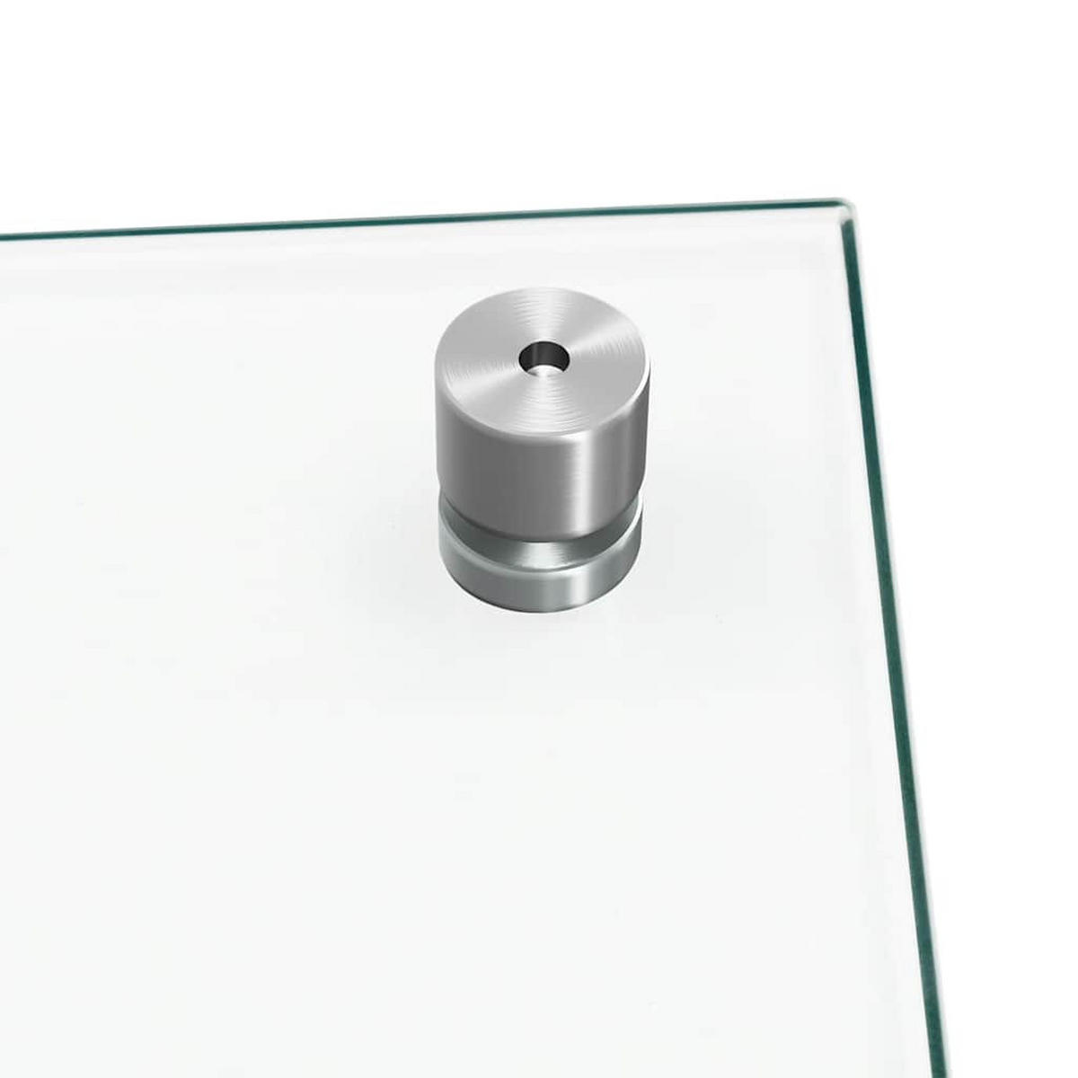 KÜCHENRÜCKWAND Glas 80x40 cm Transparent Wand-Spritzschutz - Transparent, Glas (80/40/0.6cm) - DELUKE