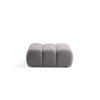 POUF Bellis aus Boucle hellgrau - Hellgrau, Textil (94/43/94cm) - Micadoni