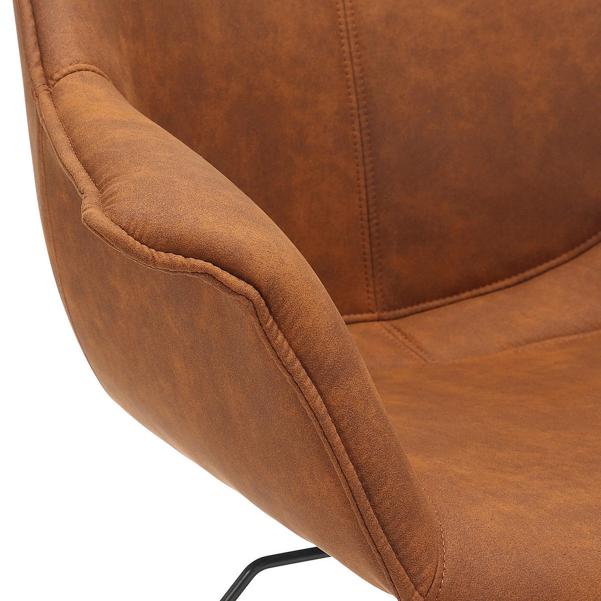 BÜROSTUHL - Cognac, Kunststoff (68/82/63cm) - home24