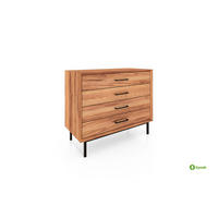 KOMMODE LEON Kernbuche - Kernbuche, Holz (97/80/45cm) - byoak
