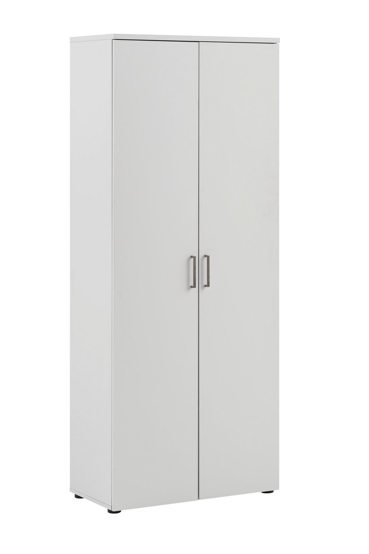 AKTENSCHRANK Hippo Large  200x80x41 cm 5 Fächern & 2 Flügeltüren Lichtgrau - Grau, Holz (80/200/41cm) - PROREGAL