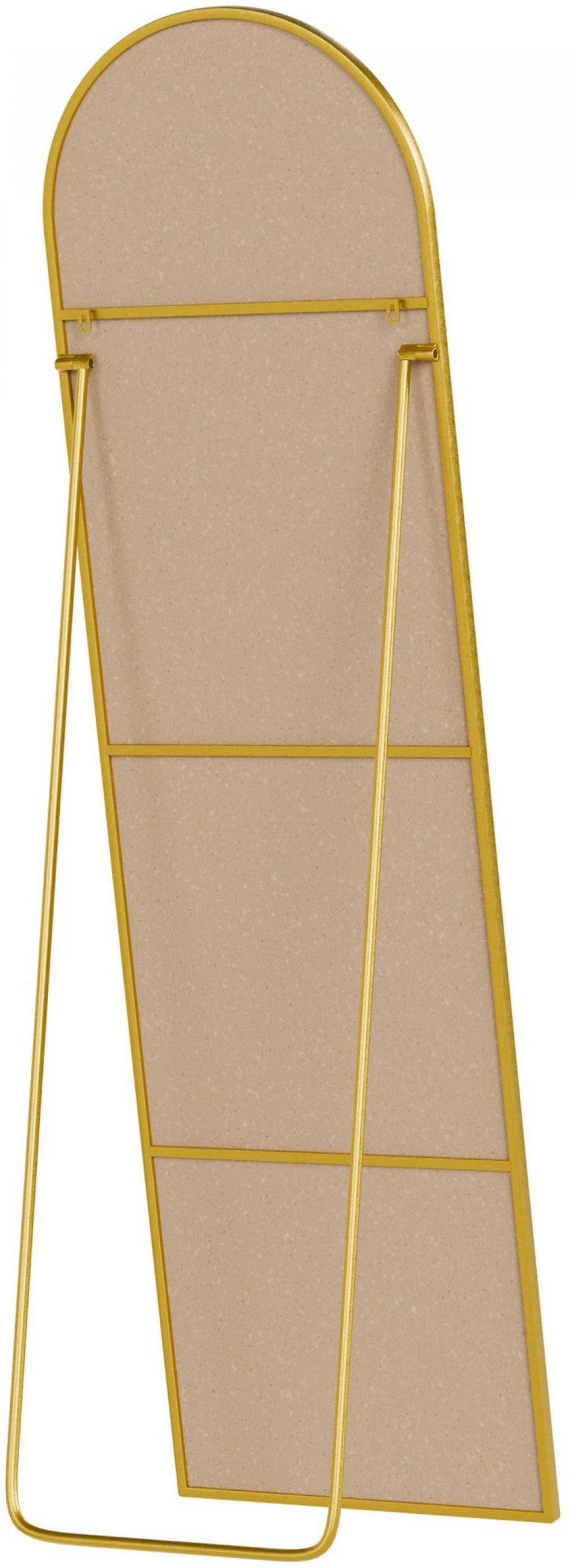STANDSPIEGEL oval 40/3/140 cm Glas Gold Glanz - Goldfarben, Glas (40/140/3cm) - CLP