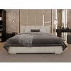 POLSTERBETT Zaira 180x200cm – Elegantes Polsterbett für modernen Wohnstil , Taschenfederkernmatratze Pocket (19cm), creme - Creme, Holz (180/200cm) - Homesy
