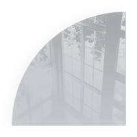 GLASPLATTE für Kamin 100x100 cm - Grau, Glas (100/100/0.4cm) - TULUP