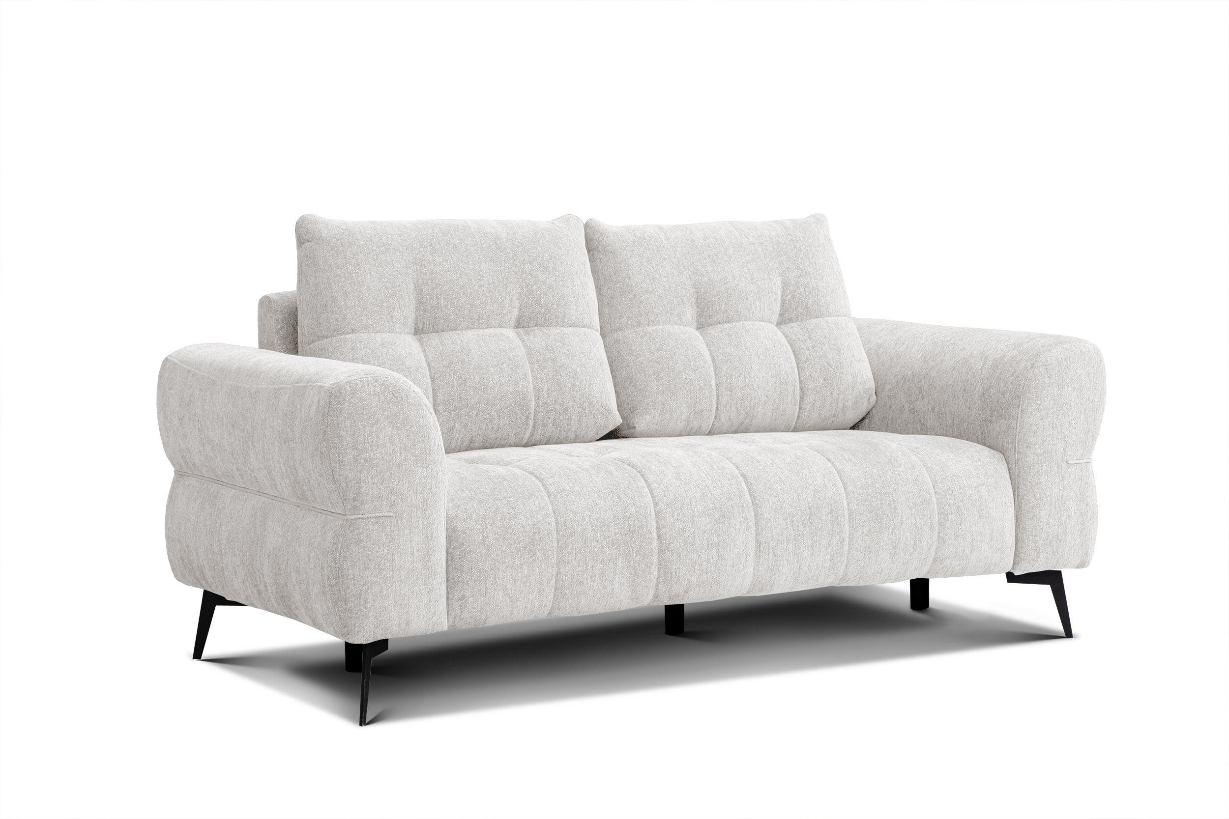 SOFA SALVINI 2,5-Sitzer, ecru - Ecru, Holz/Textil (206/88/99cm) - Courtois Laville