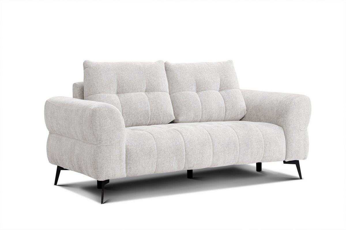 SOFA SALVINI 2,5-Sitzer, ecru - Ecru, Holz/Textil (206/88/99cm) - Courtois Laville