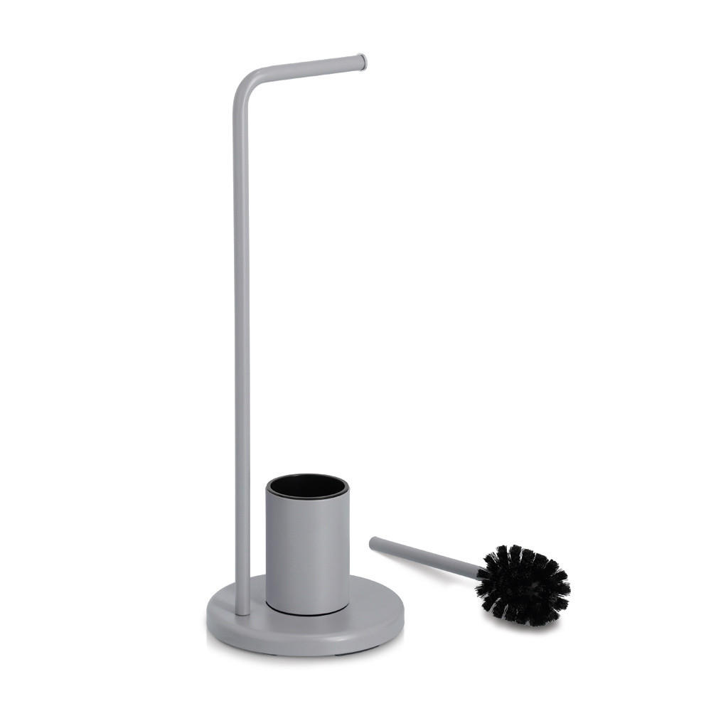 TOILETTENPAPIERHALTER Vetro 63 cm - Grau, Metall (22/63/22cm) - ZELLER