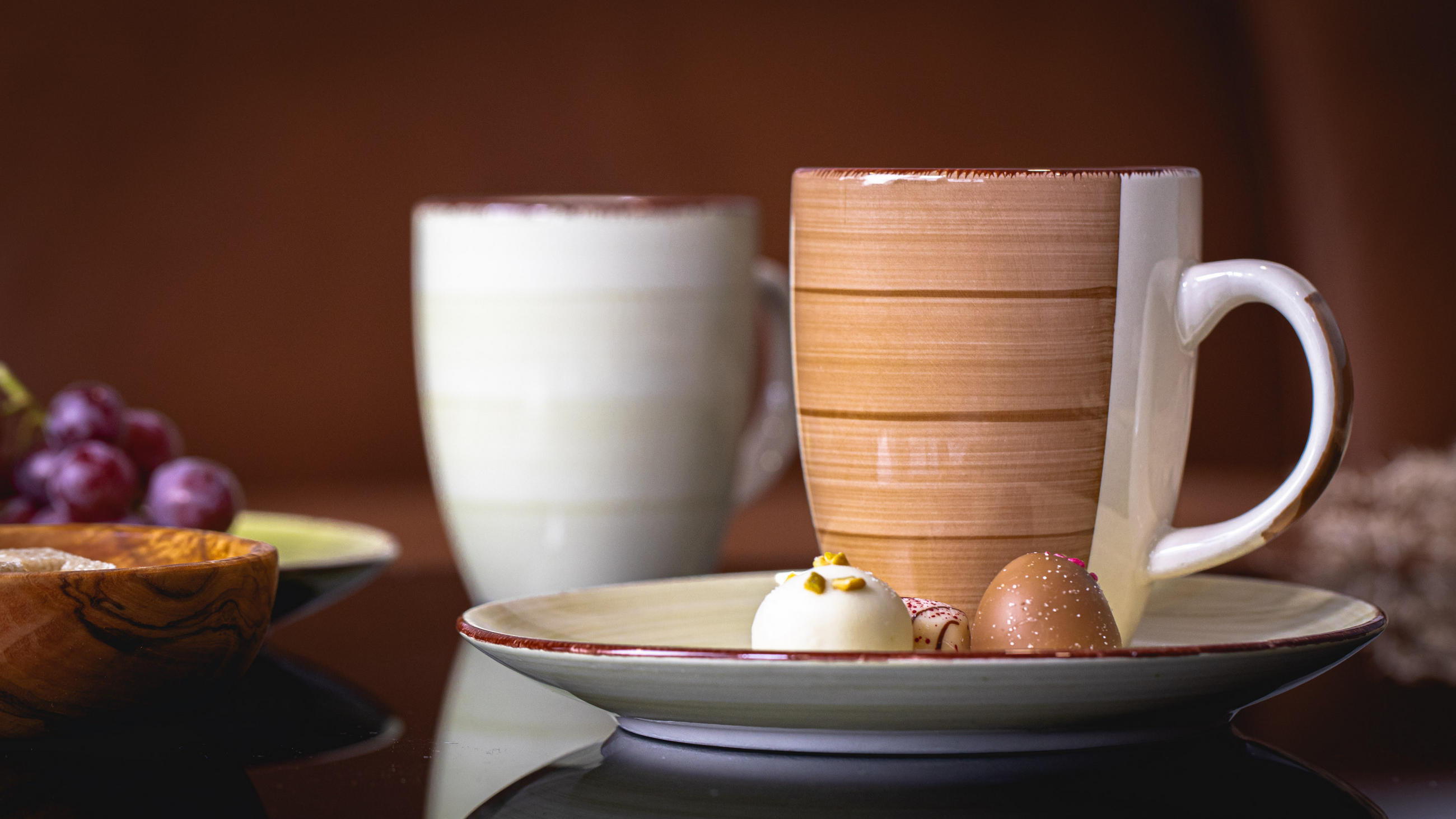 BECHER Deep Forest 350 ml - 6 Stück - Multicolor, Keramik (0.35L) - Studio Tavola