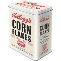 VORRATSDOSE L Kellogg's Kellogg's Corn Flakes Retro Package - Multicolor, Metall (14/20/10cm) - Nostalgic-Art