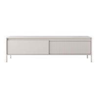 TV-BOARD - 187.1 cm x 39.5 cm - Holz, Platte - Beige - NURSEMA - Beige, Holz (187.1/53.4/39.5cm) - Vente-Unique