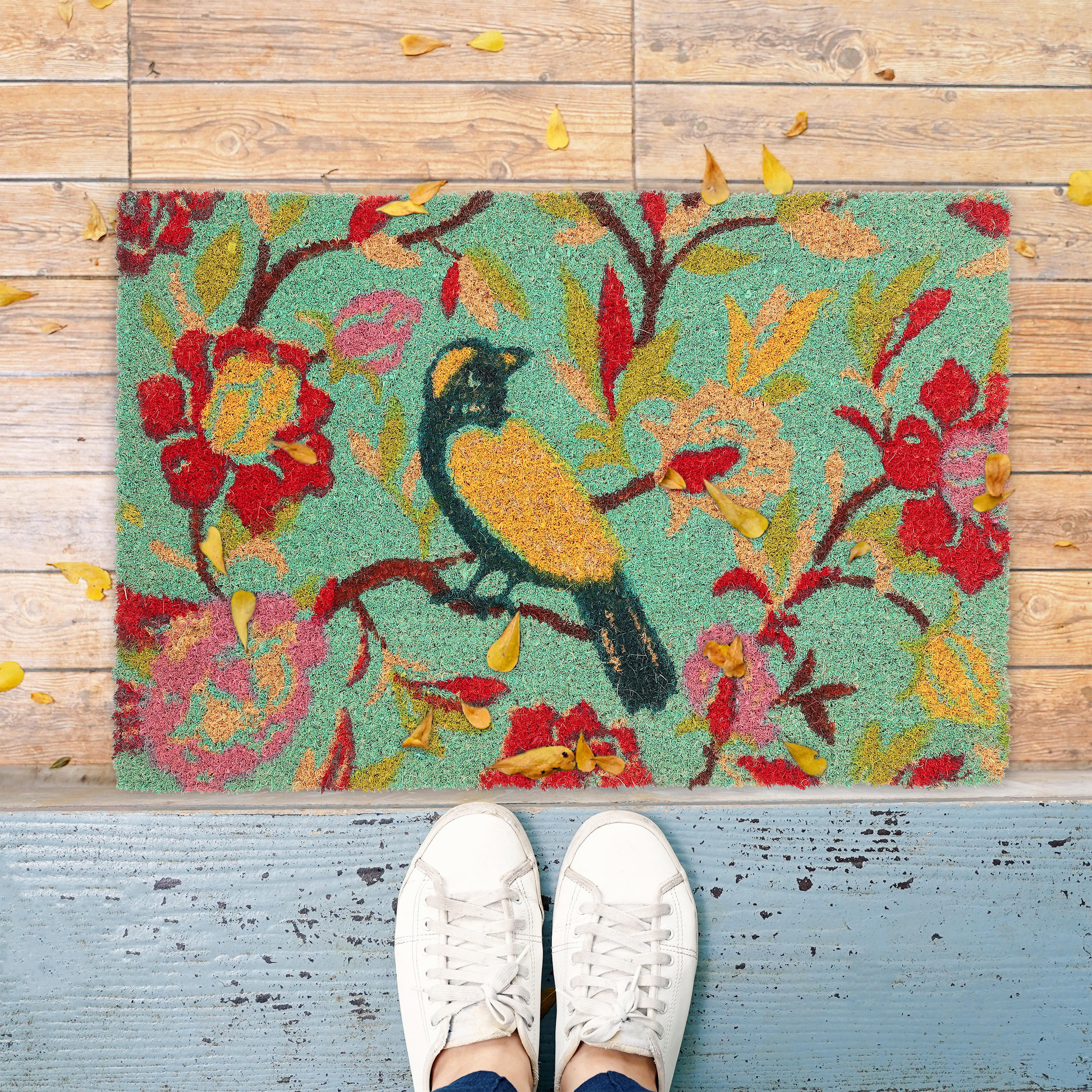 FUSSMATTE - Multicolor, Kunststoff/Textil (60/40cm) - Relaxdays