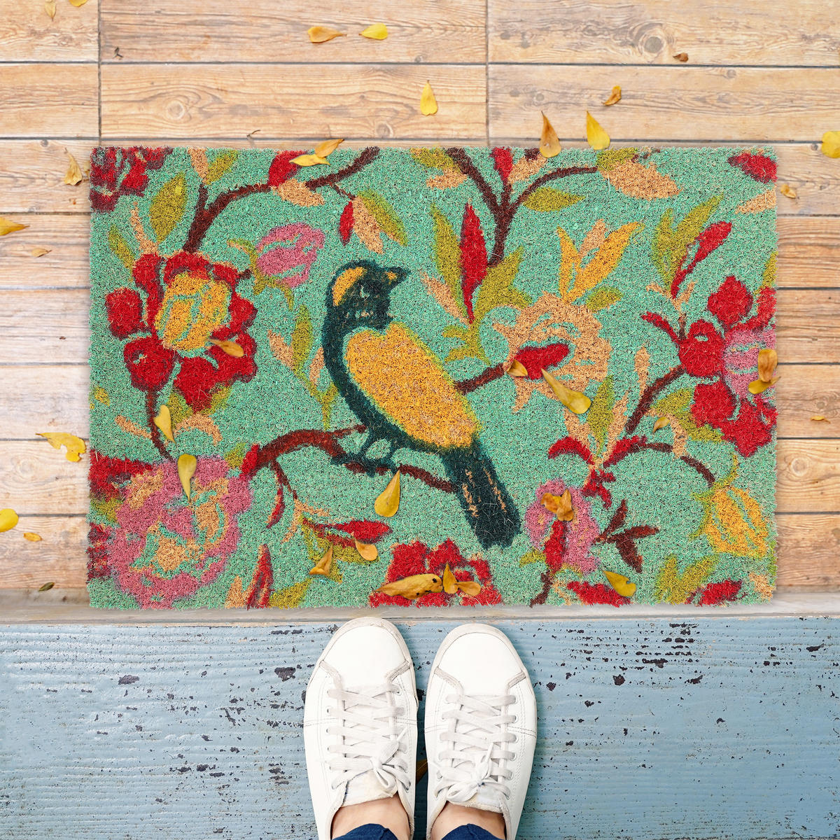 FUSSMATTE - Multicolor, Kunststoff/Textil (60/40cm) - Relaxdays
