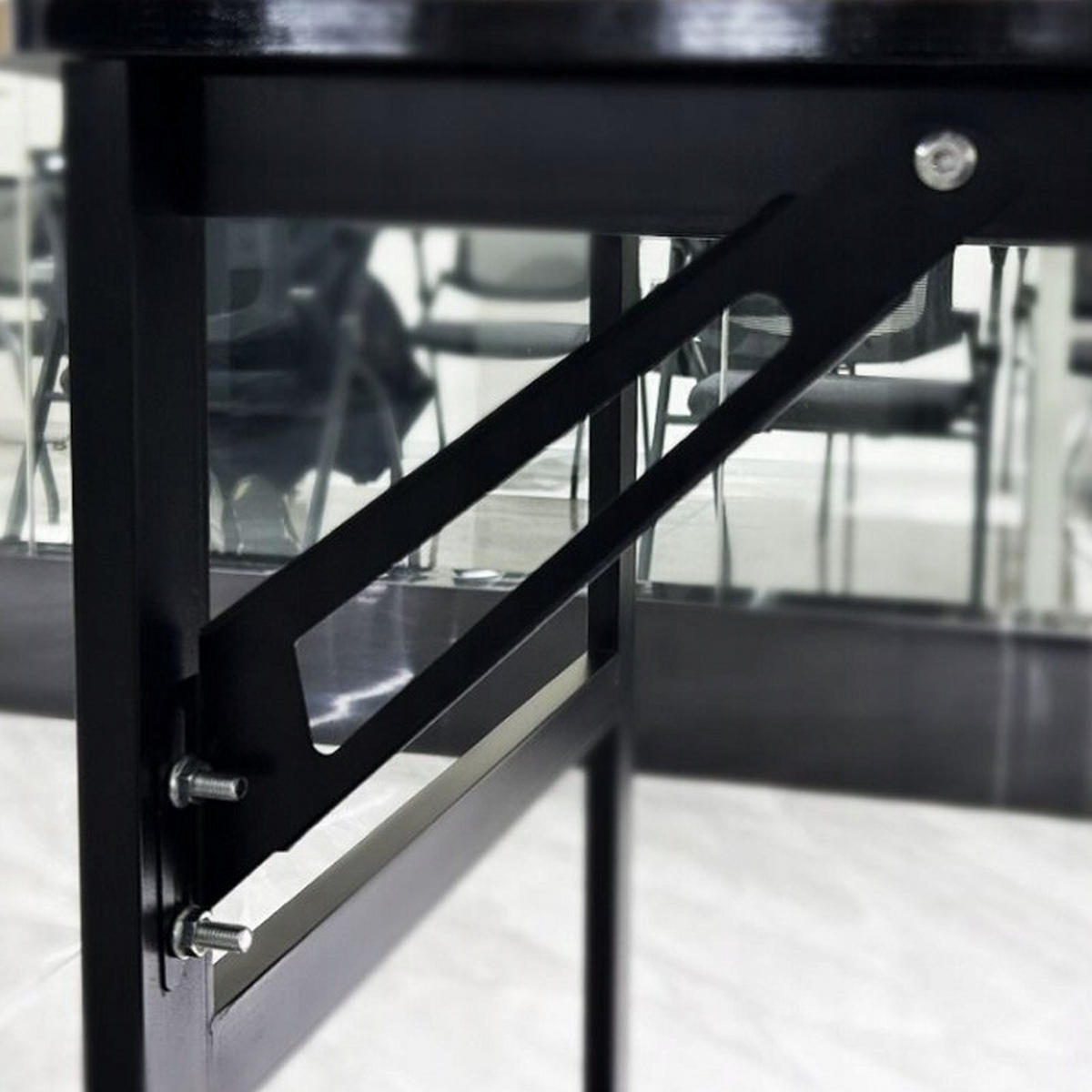 SCHREIBTISCH, schwarz 120x60x75cm - Schwarz, Holzwerkstoff (60/120/75cm)