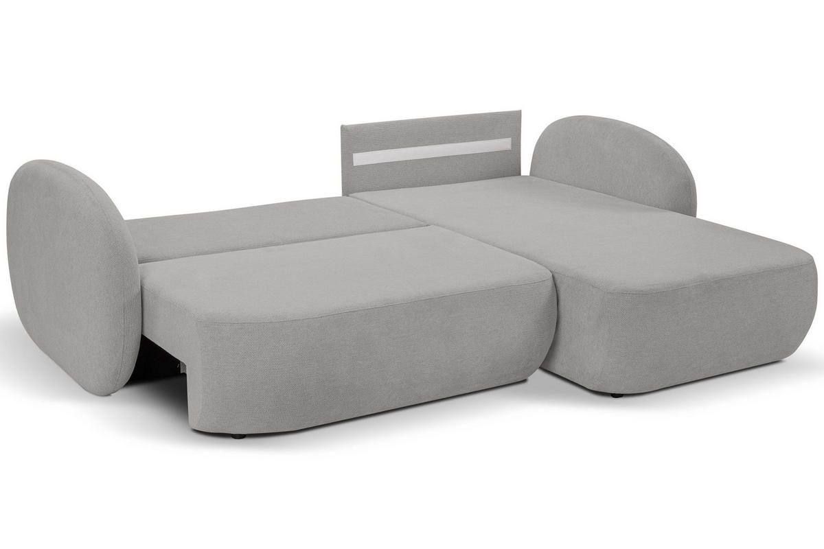 ECKSOFA Olena - Grau (Aragon 83) - Grau, Holzwerkstoff (248/174cm)
