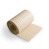 SICHTSCHUTZSTREIFEN Rattan Einzelstreifen für Doppelstabmatten Beige 2,55m - Beige, Kunststoff (255/19cm) - ZAUN|ZU