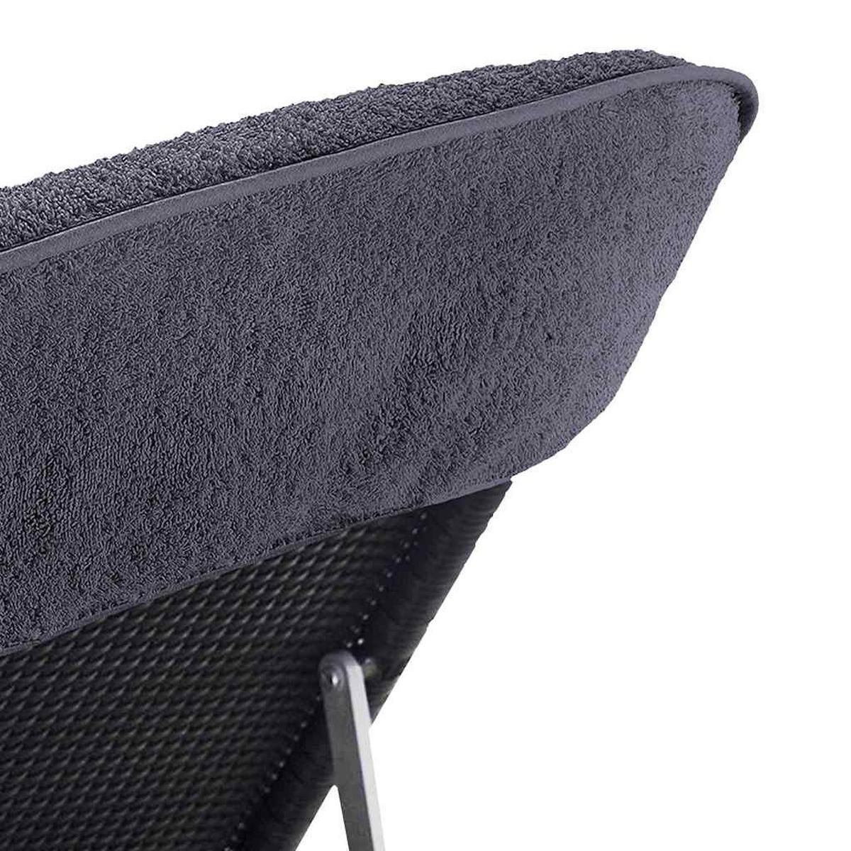 STRANDTÜCHER 2-tlg. 60/135 cm aus Stoff 400 GSM Anthrazit - Anthrazit, Textil (60/135cm) - vidaXL