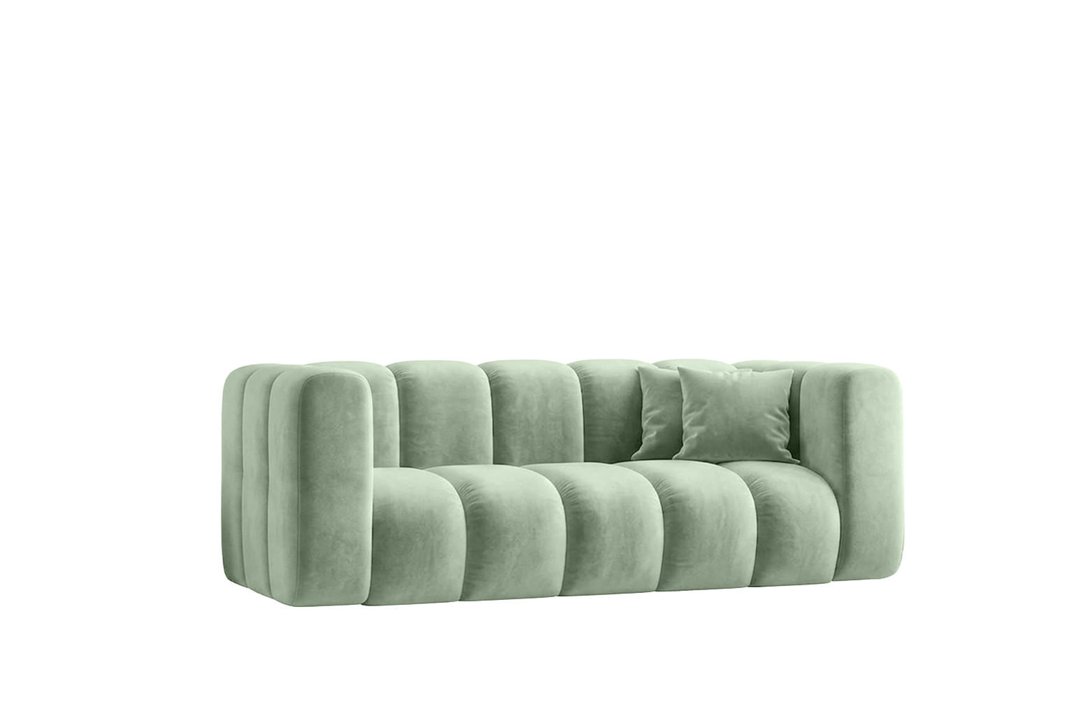 Kaiser Möbel Sofa Mintgrün 197x70x89 cm
