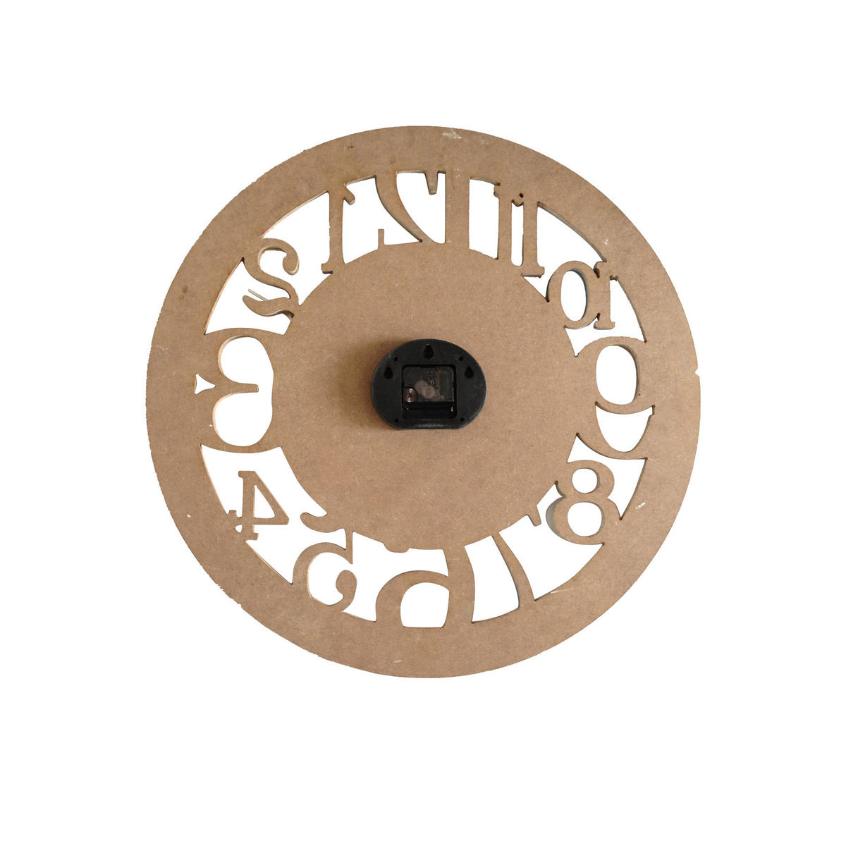 WANDUHR Grau 5/55/55 cm - Grau, Holzwerkstoff (5/55/55cm) - Mobili Rebecca