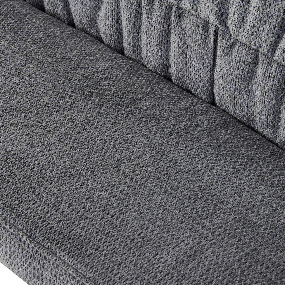 SITZBANK HANNAH - Grau, Metall (140/89/65cm) - DUBI Möbel