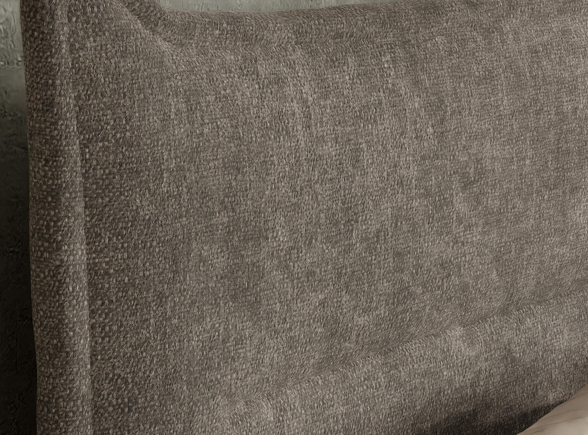 BOXSPRINGBETT Pelino 200/200 cm, in Braun, Bettkasten, Matratze, Topper - Schwarz/Braun, Holz/Holzwerkstoff (200/200cm) - Maison de Reve