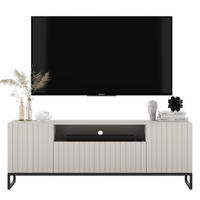 TV-SCHRANK Elpis2 Kaschmir Matt mit Metallrahmen Glamour 150 cm - Kaschmir, Holzwerkstoff (150/51.5/36.5cm) - Meble Lindner