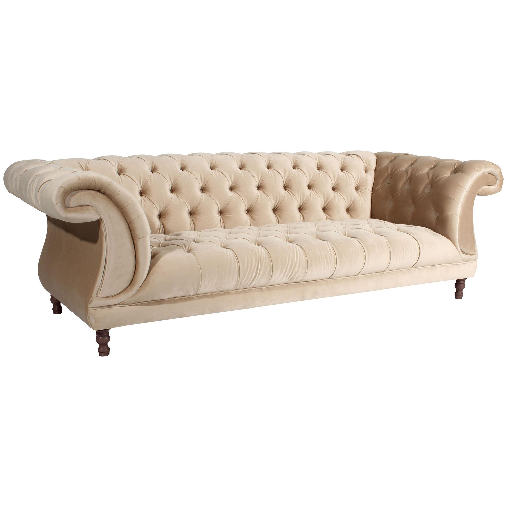 58aufmkessel Chesterfield Sand 253x80x100 cm
