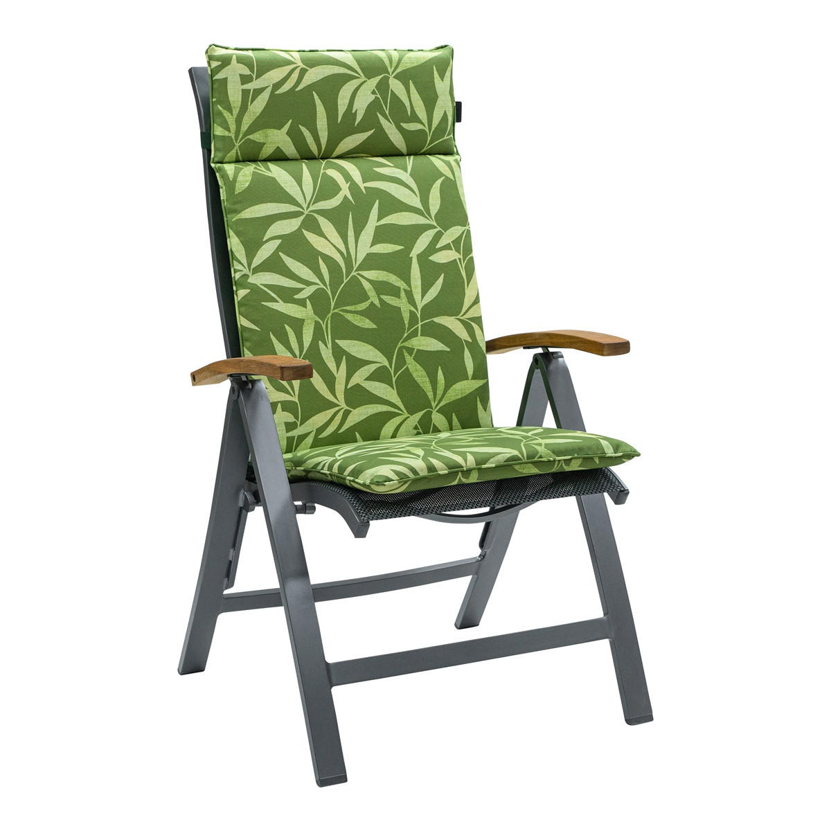 GARTENSTUHLKISSEN Fergus 120/50 cm 4er-Set - Grün, Textil (50/8/120cm) - Madison
