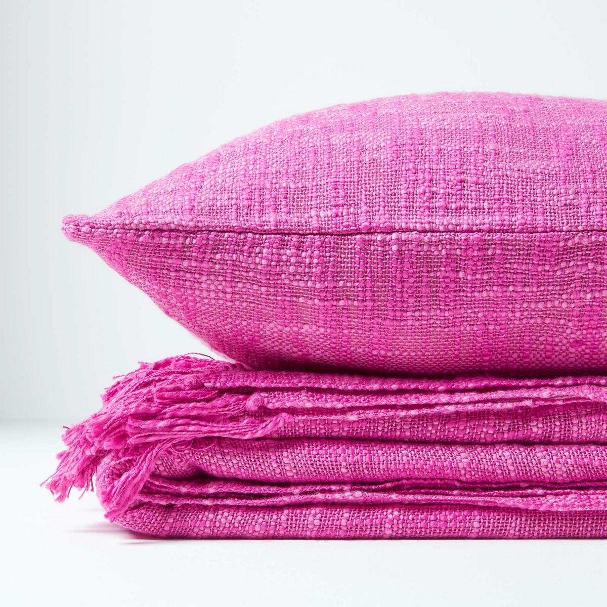 KISSENHÜLLE Nirvana 30/50 cm, 100% Baumwolle - Pink, Textil (30/50cm) - Homescapes