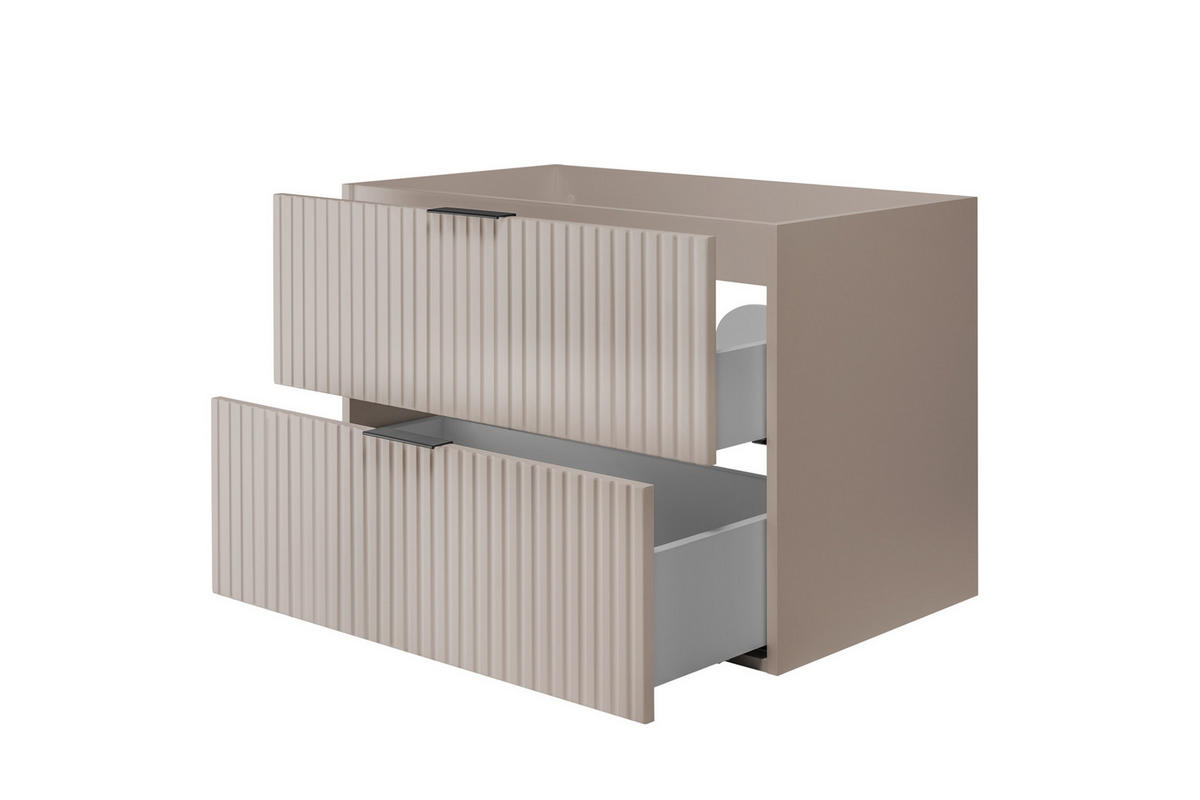 WASCHBECKUNTERSCHRANK FLOW Kaschmir matt 80/57/46 cm - Kaschmir, Holzwerkstoff (80/57/46cm) - Rodan