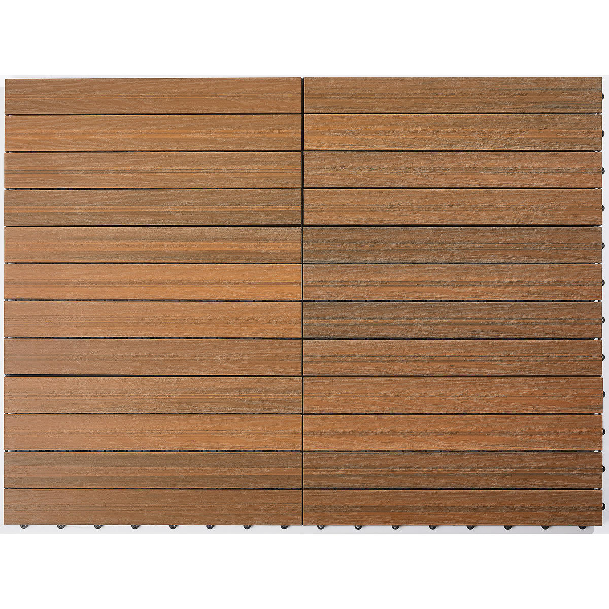 TERRASSENFLIESE - 6er-Set - Braun, Kunststoff (30/60/2.4cm) - home24