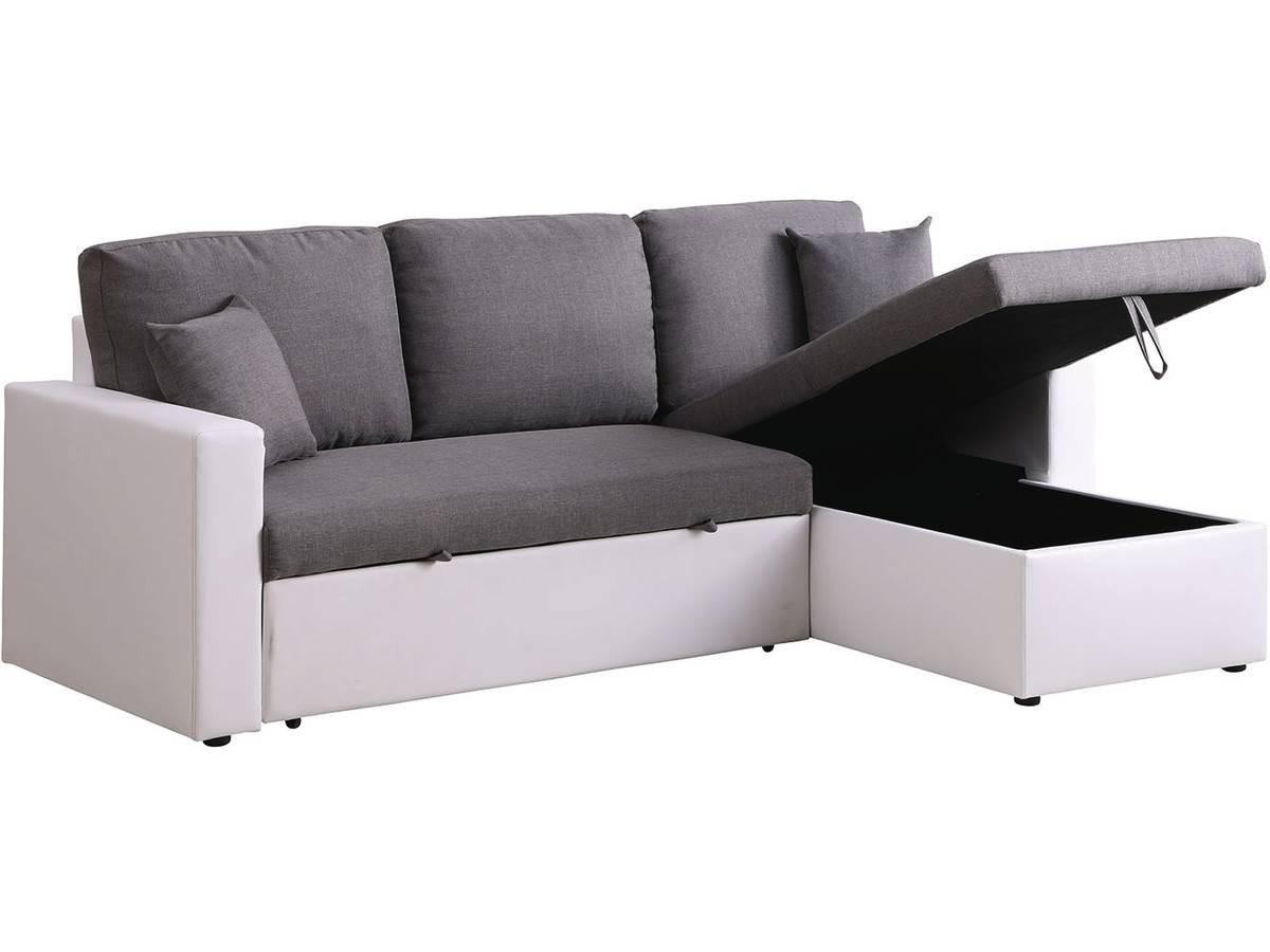 ECKSOFA alain Grau - Grau, Textil (145/221cm) - Habitat Garten