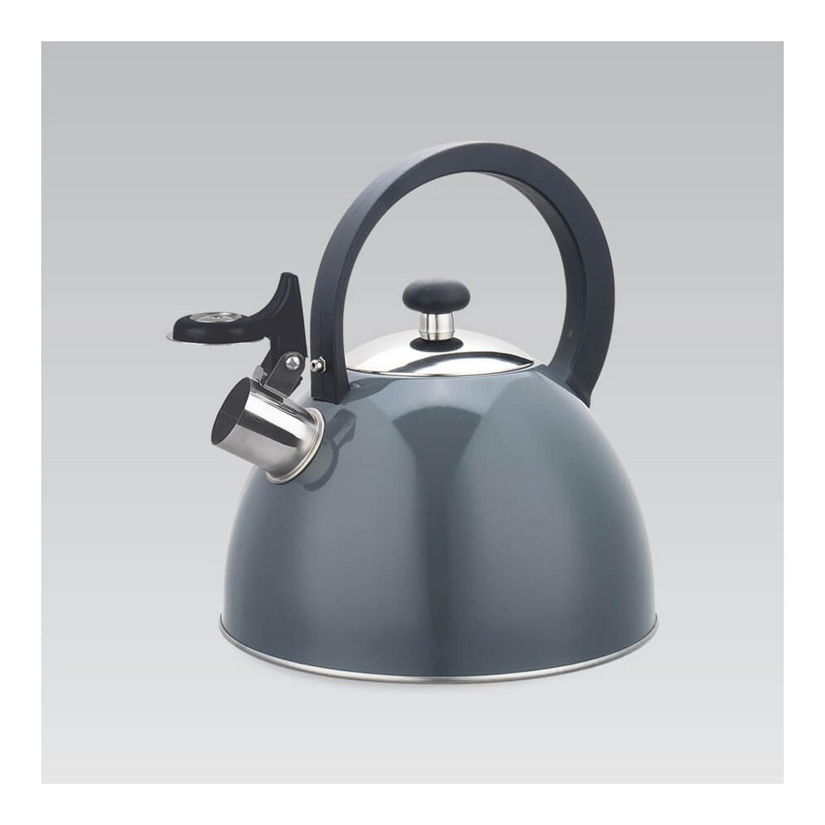WASSERKESSEL Grau 20/20/23 cm MR1302GREY - Grau, Metall (20cm) - Maestro 