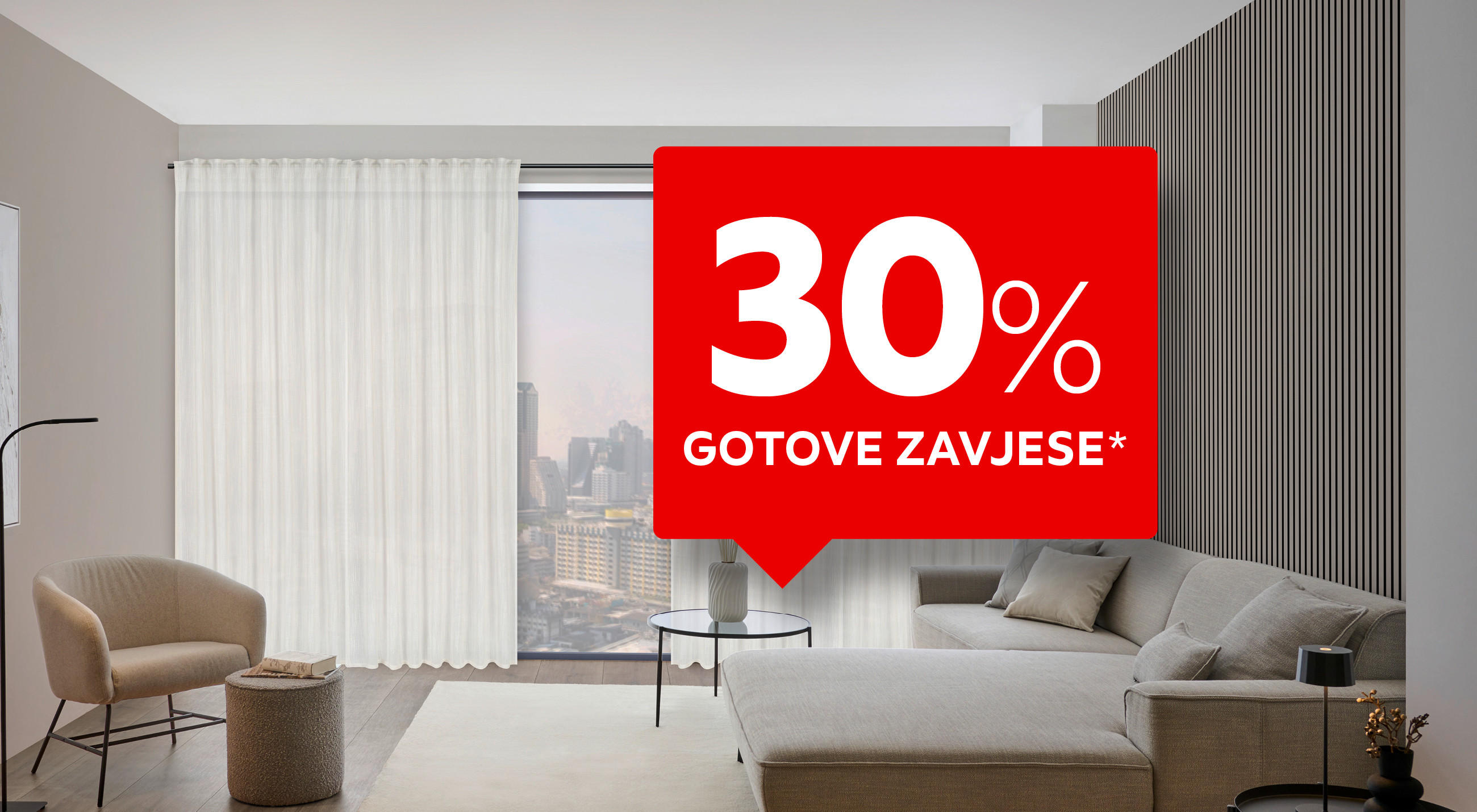 30% gotove zavjese*