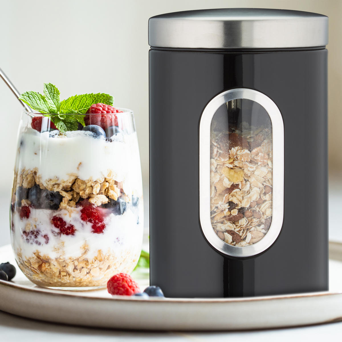 ÚLOŽNÝ box - viacfarebná, kov (11/17/11cm) - Relaxdays