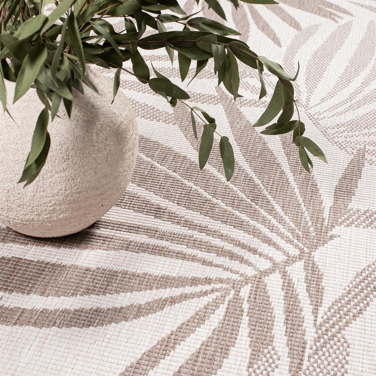 OUTDOOR-TEPPICH DuoRug 5771 Creme 120x170 cm - Beige, Textil (120/170cm) - carpet city